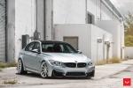 BMW M3 Sedan on Vossen Wheels (VFS10) 2017 года